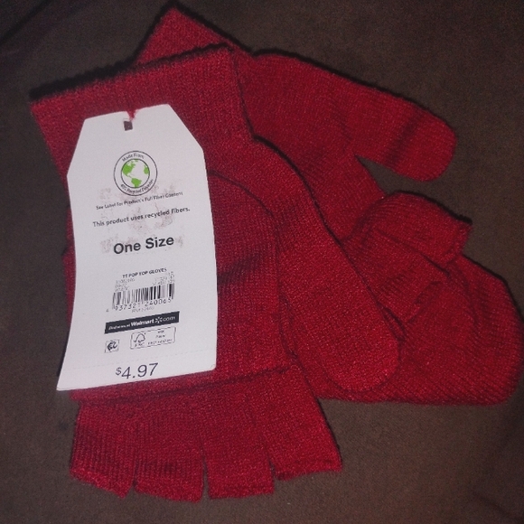 ♥️♥️ NWT Time and Tru Hooded Pullover Maternity 16/18 (1) Gloves (1) Duo Winter - Picture 7 of 8